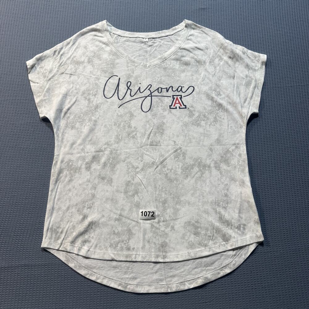 Arizona Women White Tee Sz M PRE Owned Excellent‎